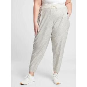 Athleta Venture Printed Pant in Viper Grey NWT Plus Size 22